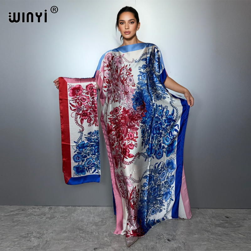 Boho Summer Beach Maxi Dress - WINYI summer boho african dress for