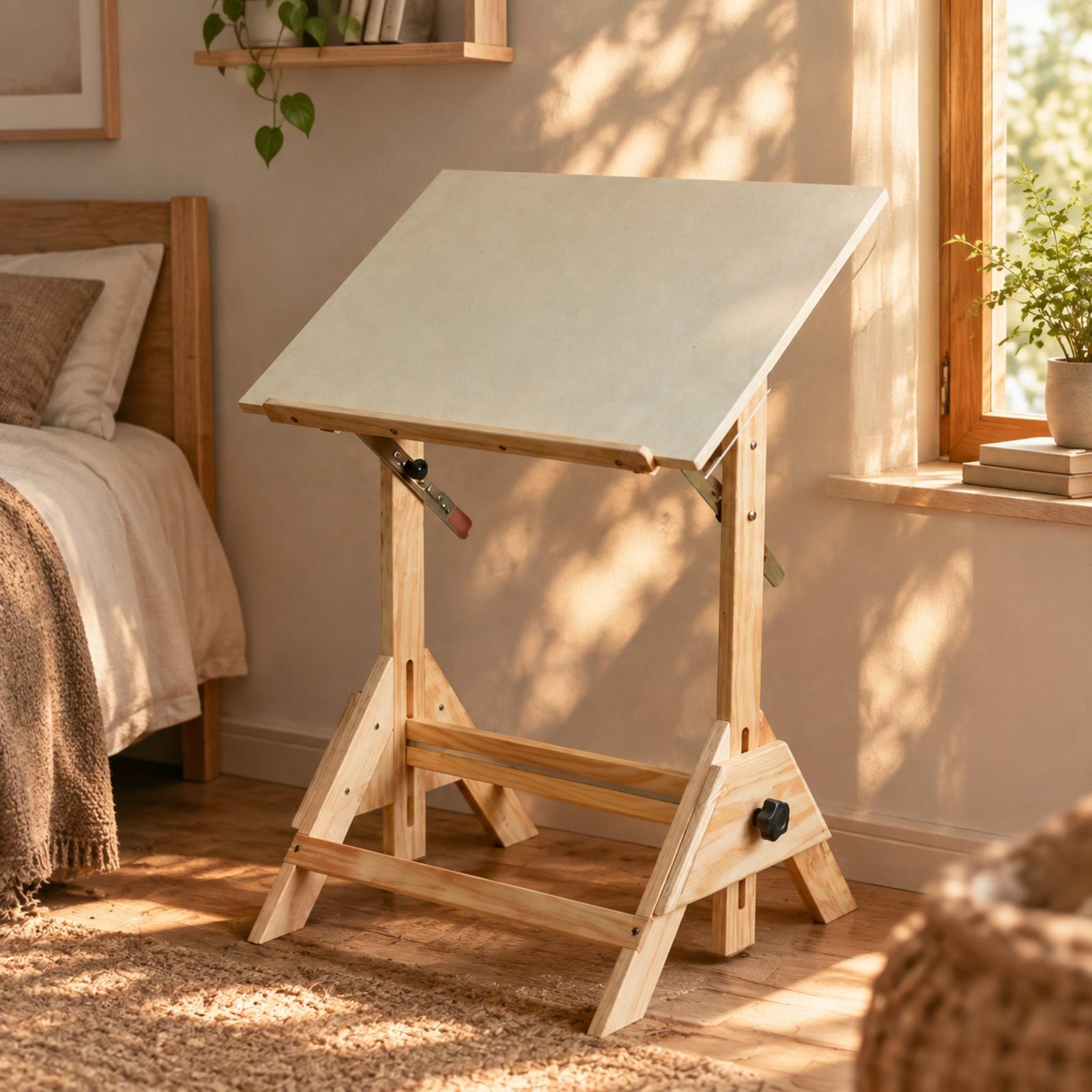 Height Adjustable Art Desk Sol - Tops ulasan dan harga