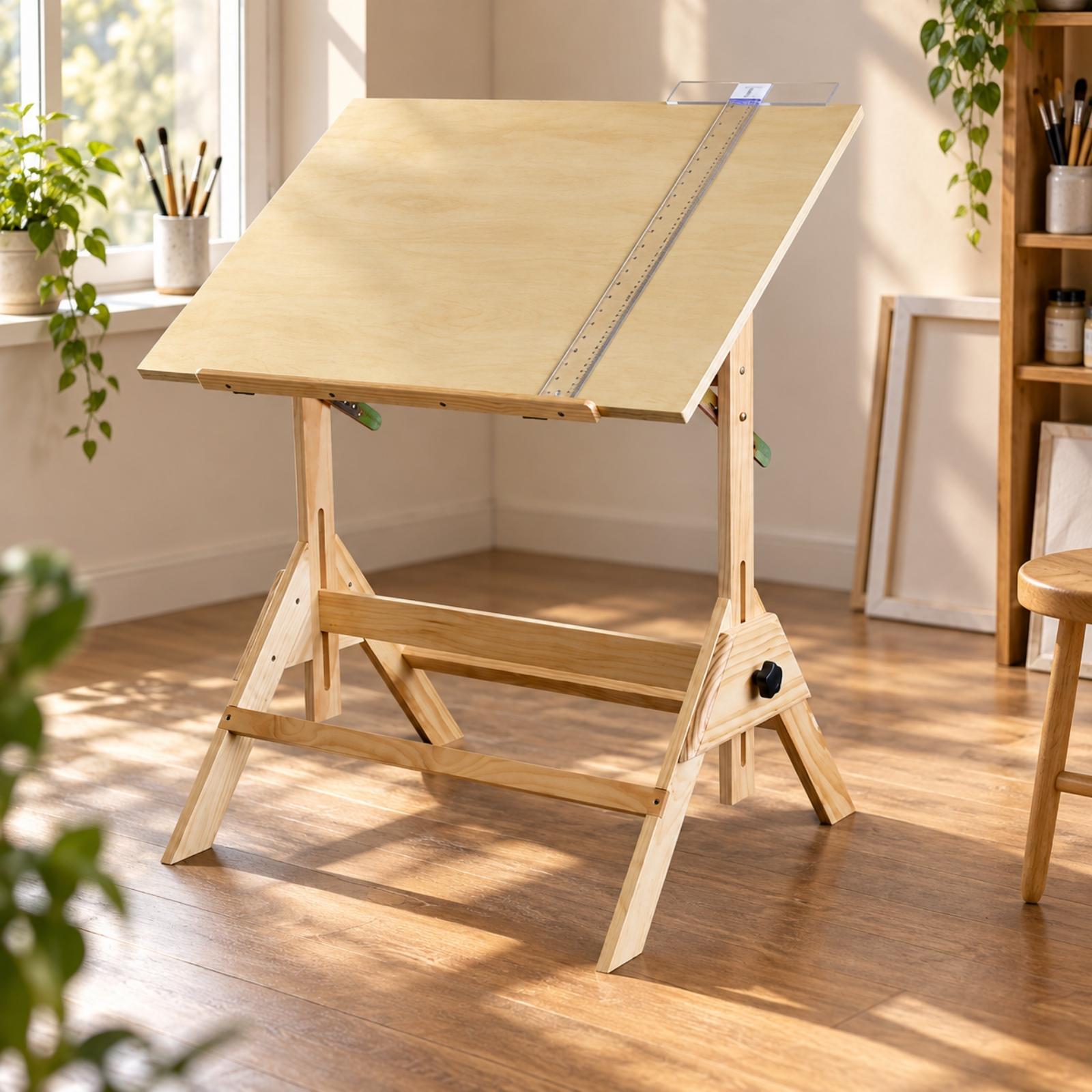 Height Adjustable Art Desk Sol - Tops ulasan dan harga