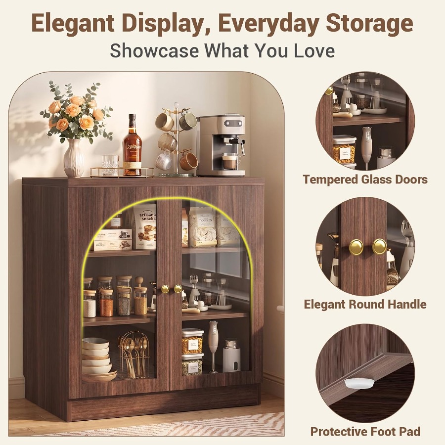 31.5 Sideboard Buffet Cabinet  - Tops ulasan dan harga