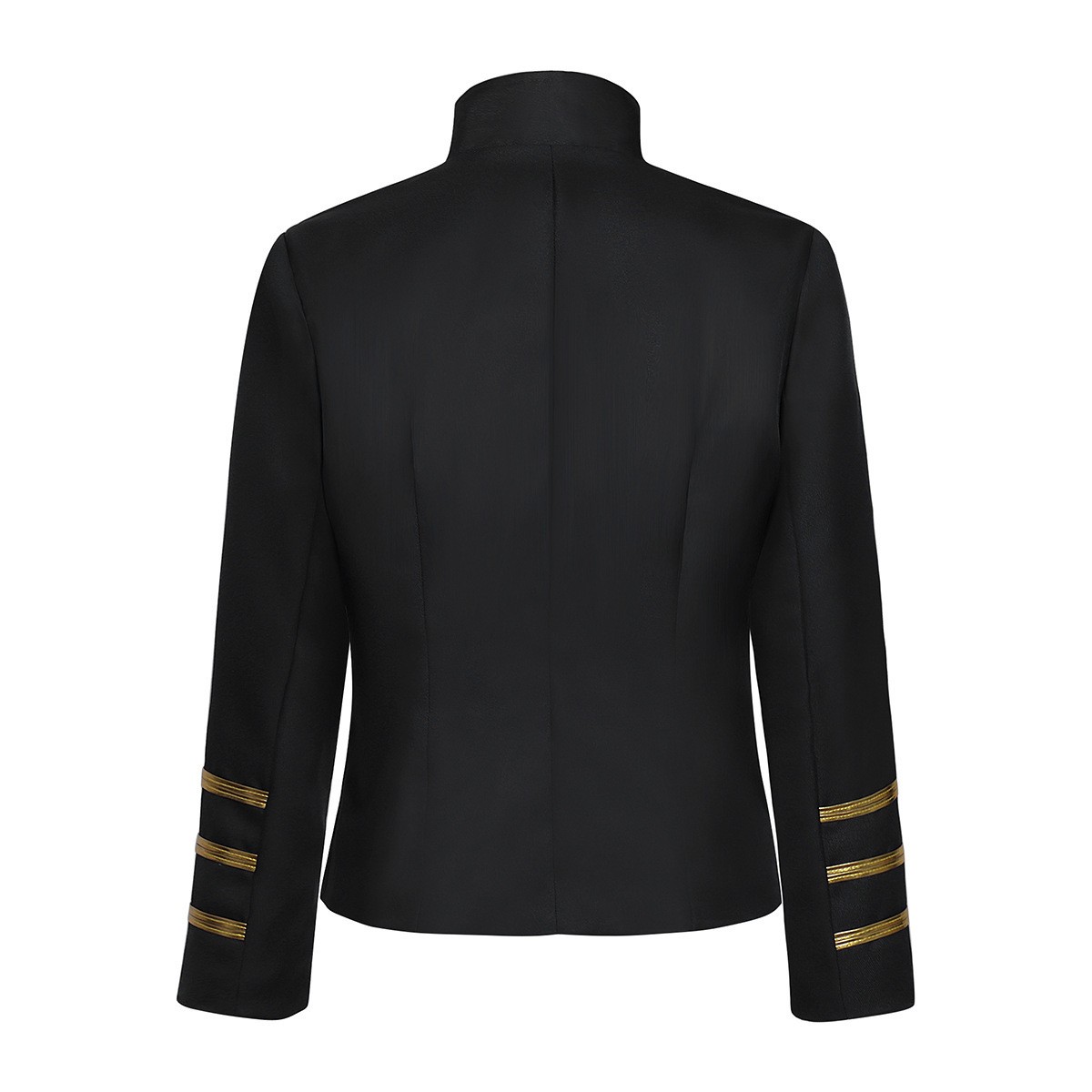 Stand Collar Double Breasted T - Tops ulasan dan harga