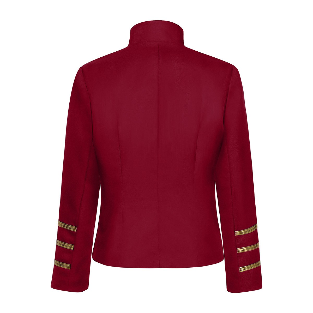 Stand Collar Double Breasted T - Tops ulasan dan harga