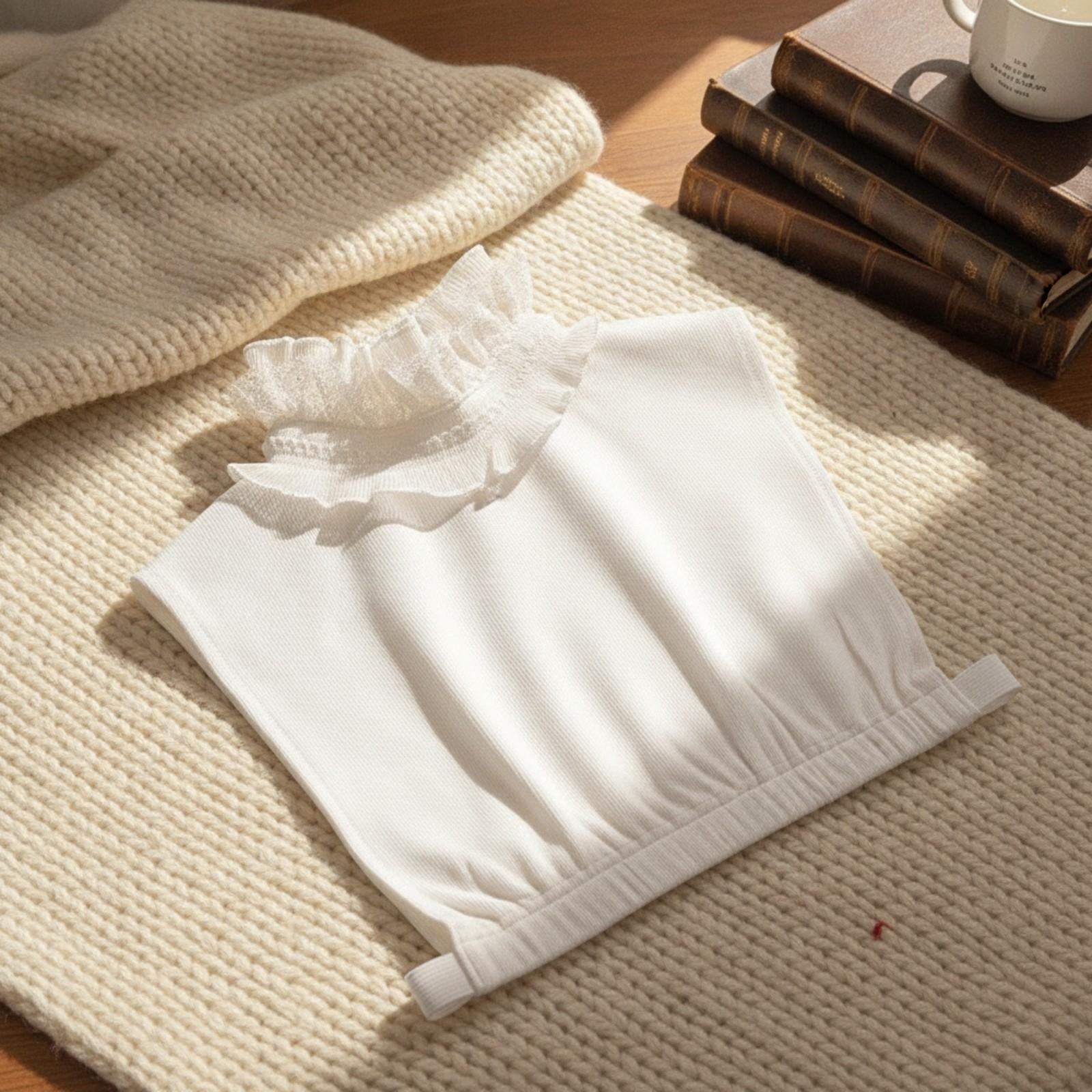 Women Faux Turtleneck Knit Col - Tops ulasan dan harga