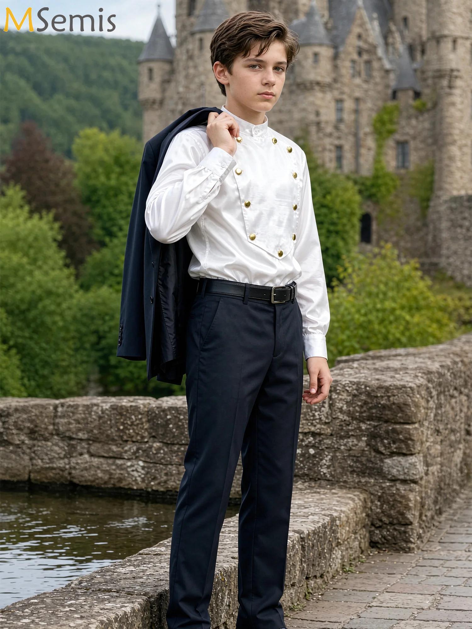 Boys Vintage Renaissance Shirt - Tops ulasan dan harga